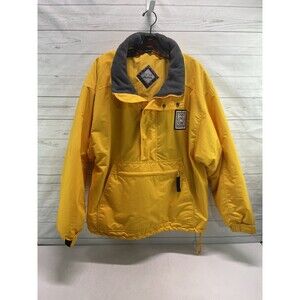 Gear For Sports CBS Nagano Winter Olympic Games 1998 Yellow Pull Over Large
